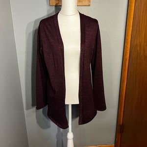 Maurice’s Shimmery Purple Cardigan